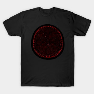 Coptic Textile Star Geometric Print T-Shirt